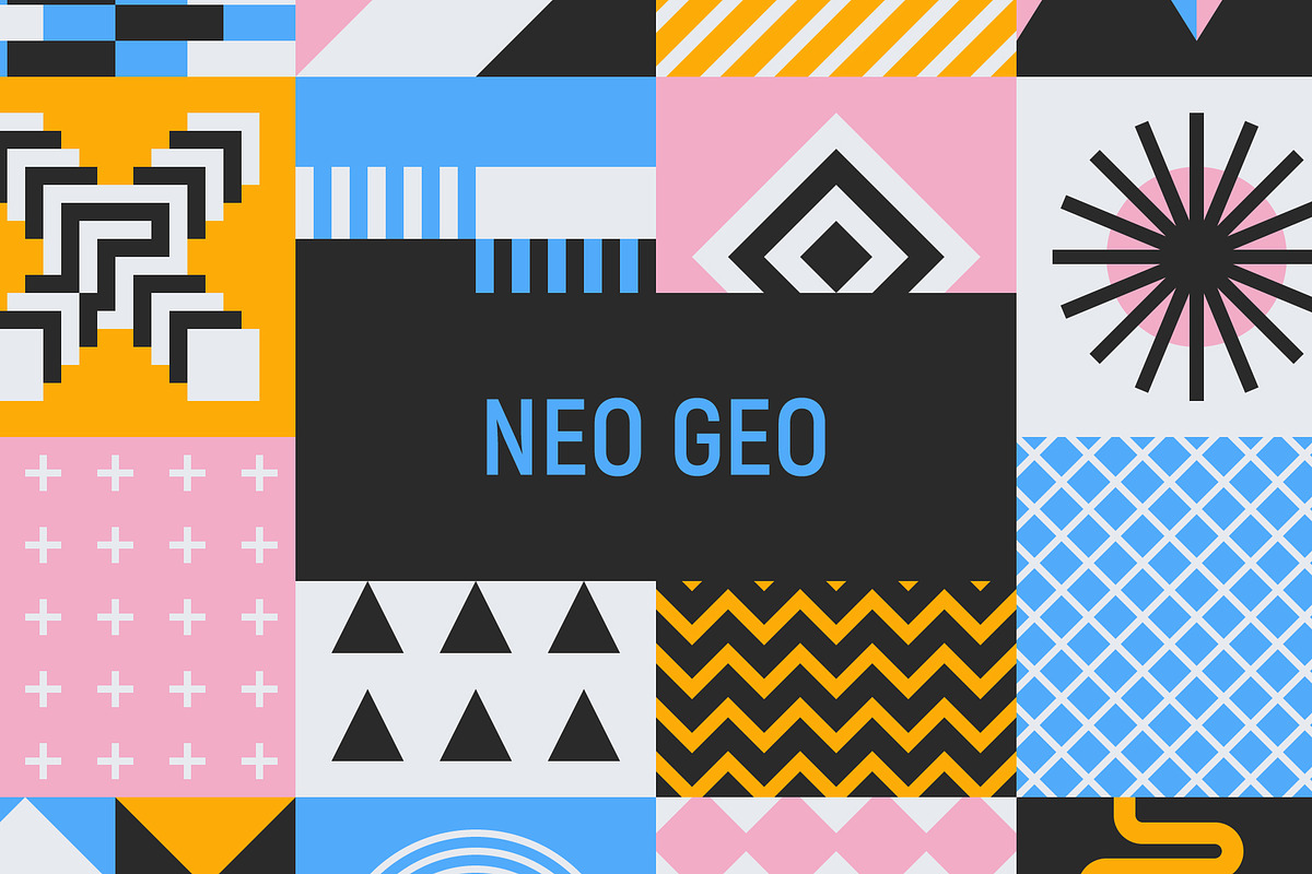Seamless Geometric Patterns Bundle, a Pattern Graphic by Neo Geo