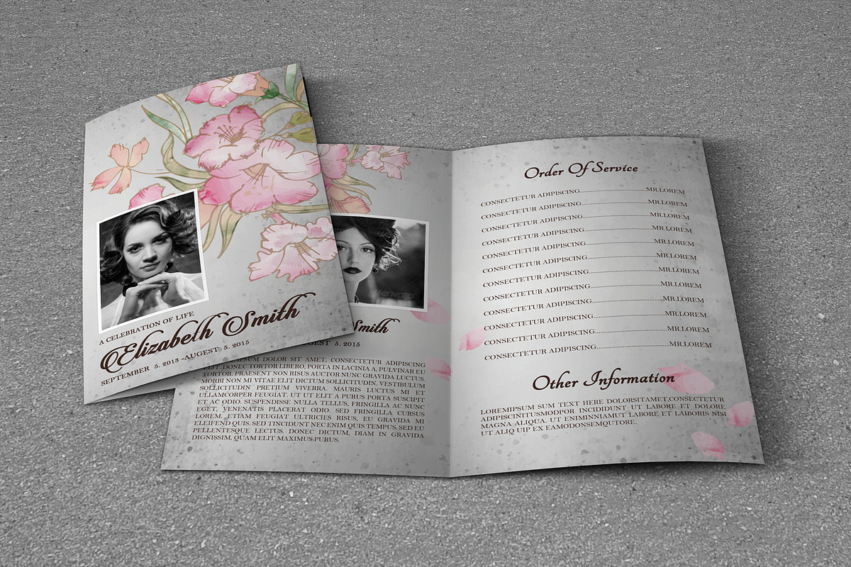 Funeral Program Template-V355, a Brochure Template by Template Shop (Photo 5 of 5)