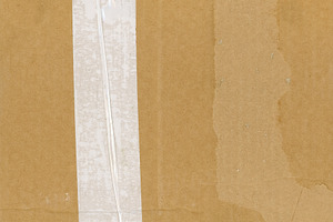 grunge brown corrugated cardboard texture background, a Photo by WorldOfPhotos