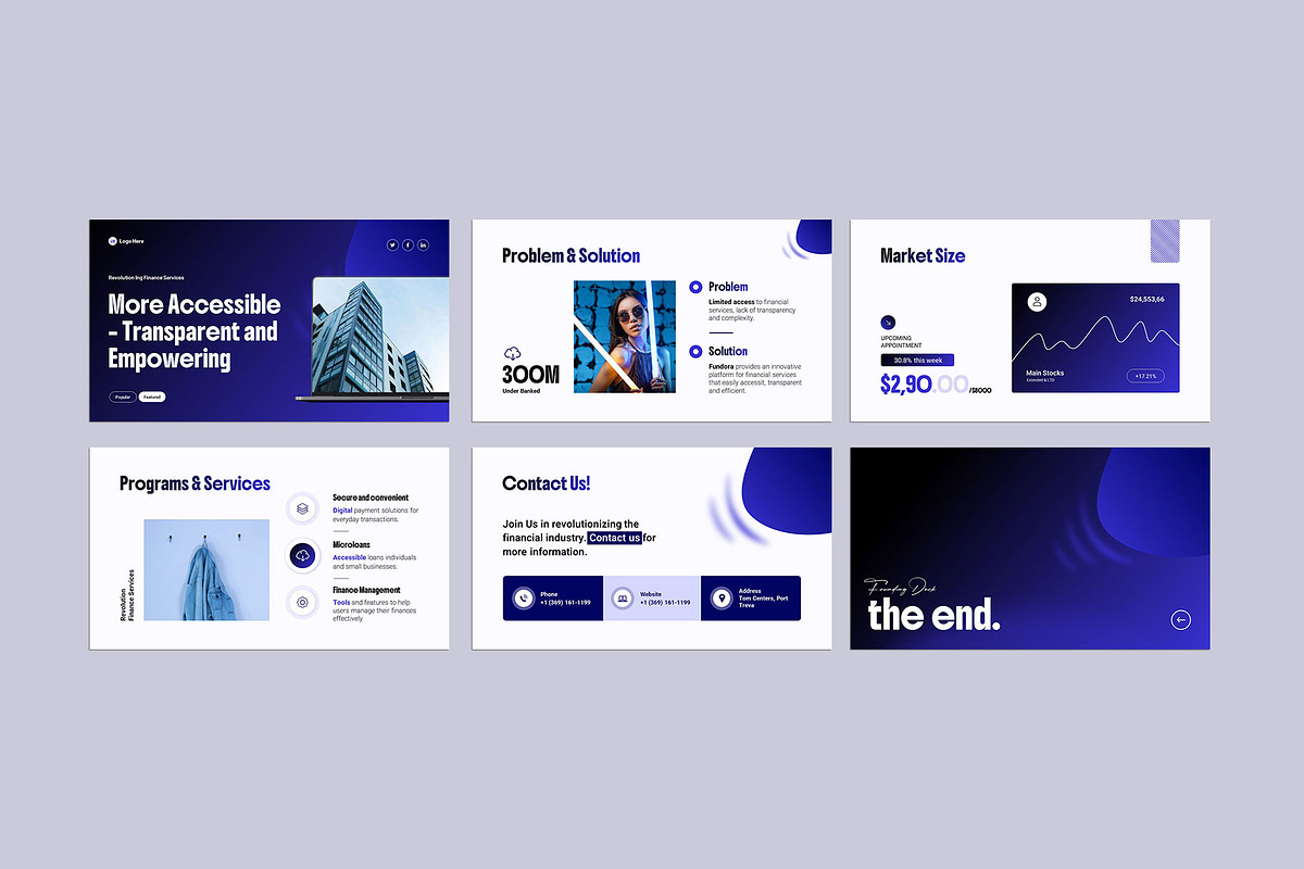 Funding Pitch Deck Presentation preview 4
