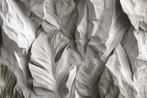 Leaves arranged in a textured patter, a Photo by Pavel_design