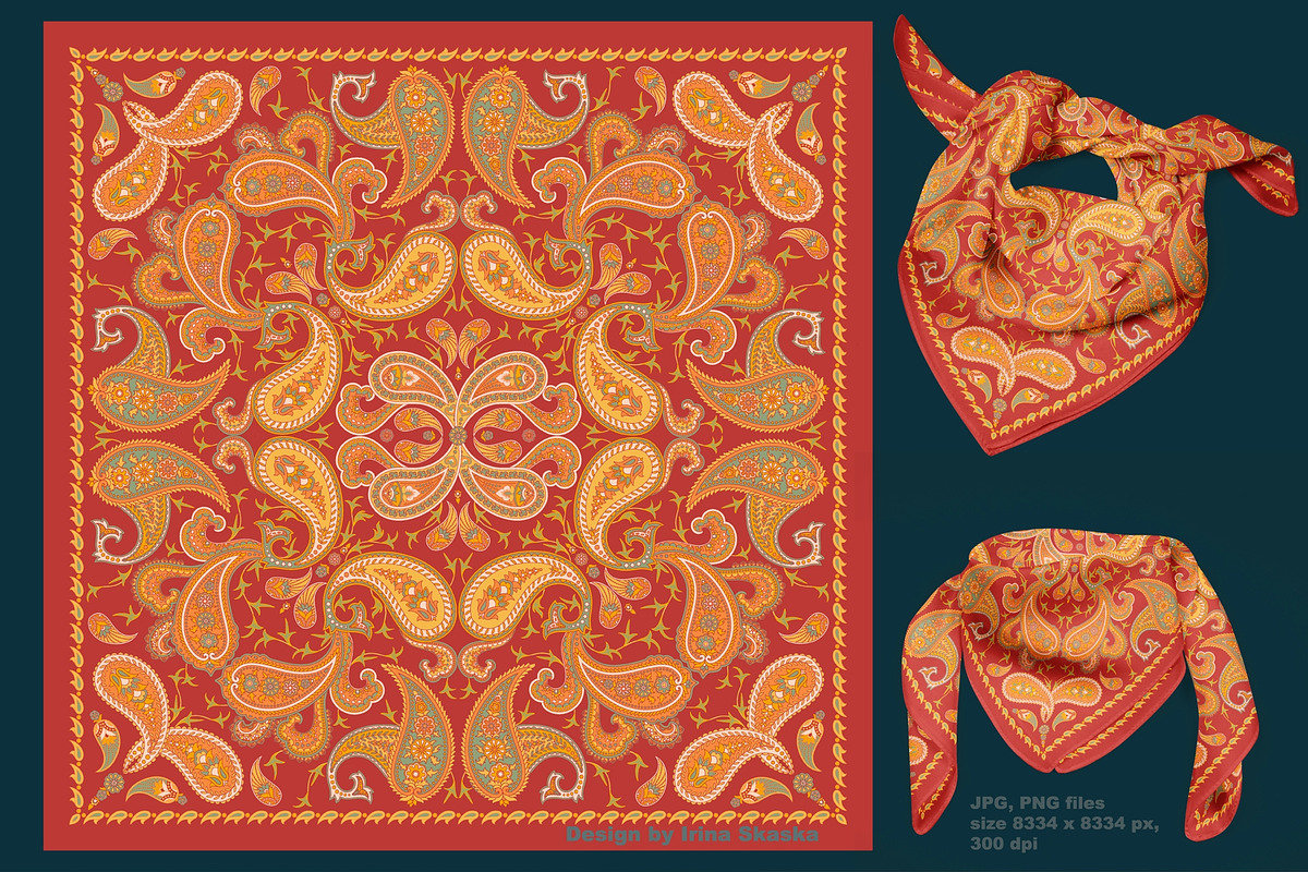 PAISLEY, a Pattern Graphic by Irina Skaska (Photo 3 of 12)