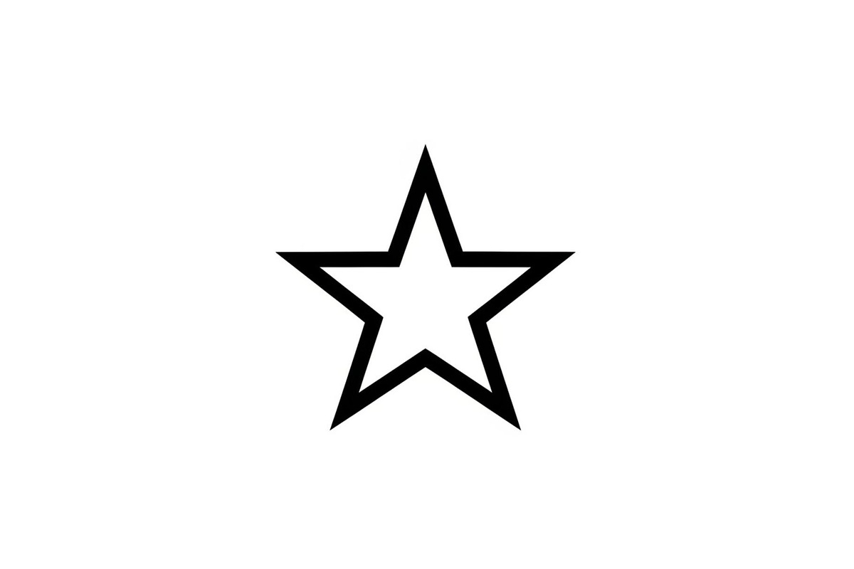 Minimal Black Star Icon Bundle, an Icon by musafir_fashion (Photo 6 of 10)