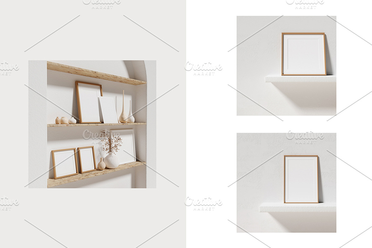 Artisan Frame Mockup, a Print Template by LINII (Photo 3 of 8)
