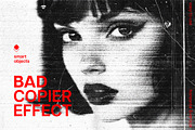 Smudged Bad Copier Photo Effect, a Layer Style Add-On by Design Squad (Thumbnail 1 of 7)