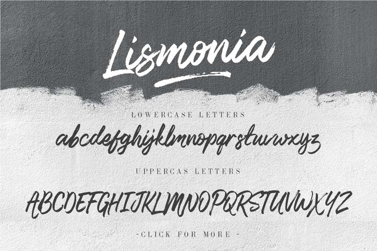 Lismonia Font preview 8