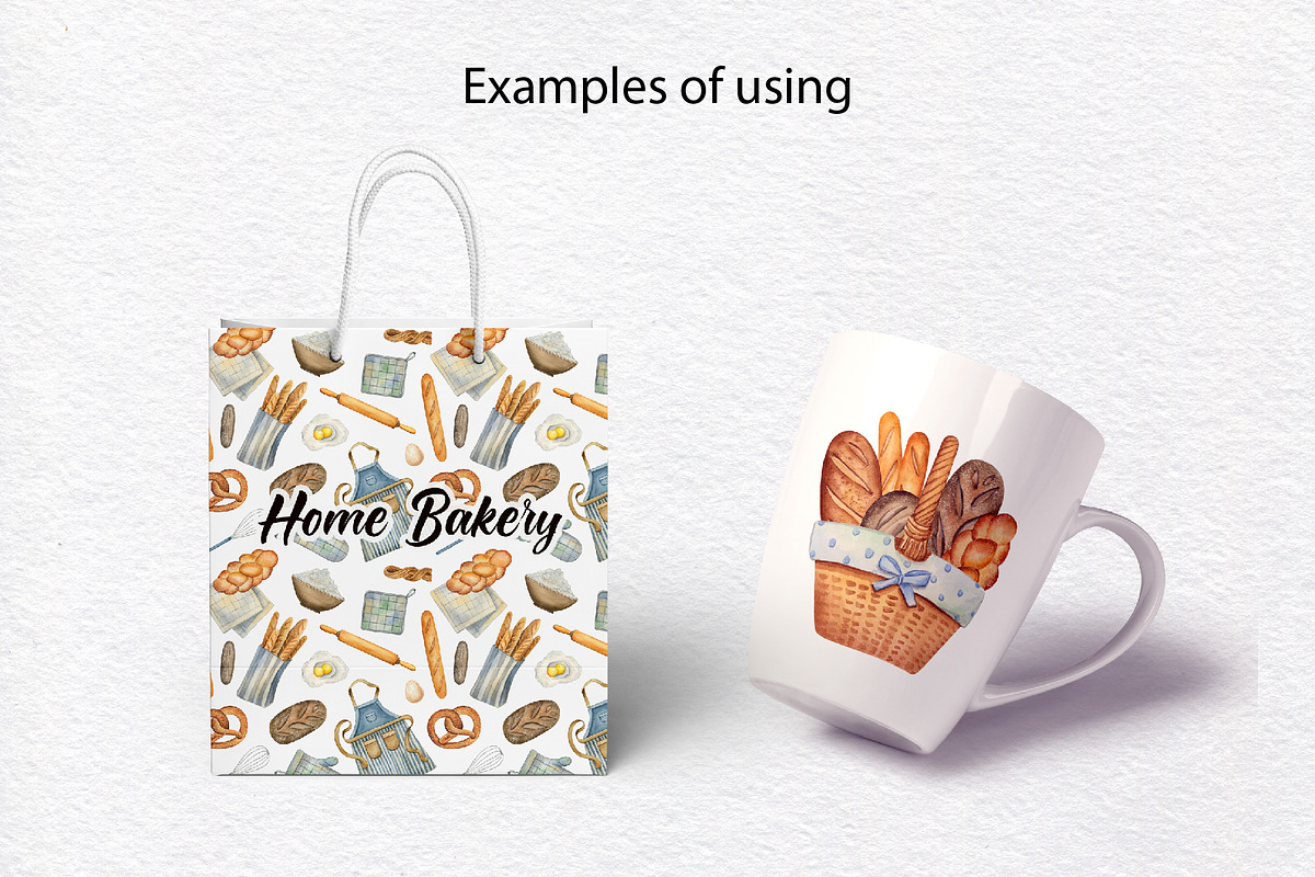 Home Bakery watercolor collection, a Food Illustration by KathrineWatercolor (Photo 9 of 9)