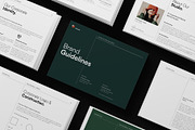 Brand Guidelines Template Landscape, a Brochure Template by DesignCrest (Thumbnail 4 of 21)