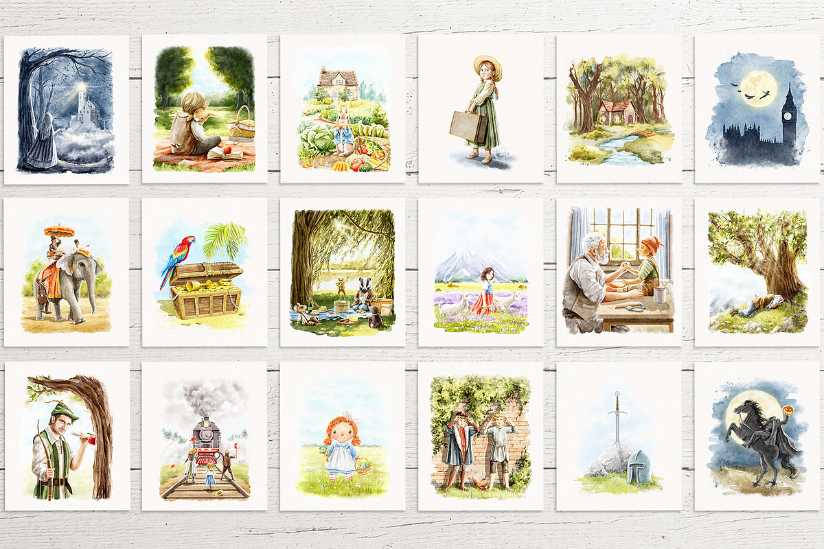 Watercolor fairy tales, an Illustration by Mimomy (Photo 10 of 11)