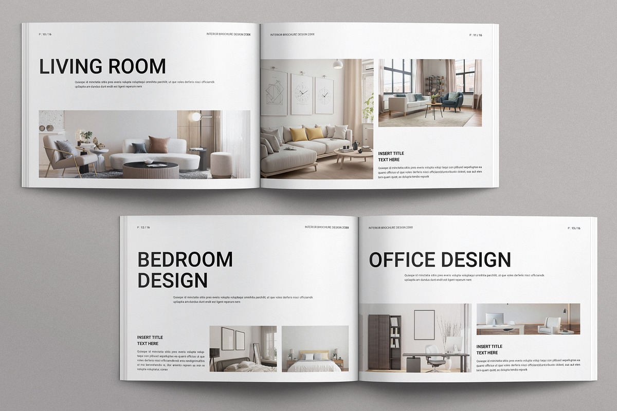Interior Design Brochure Landscape, a Brochure Template by E-Type (Photo 5 of 7)