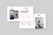 Yoga and Meditation Powerpoint, a Presentation Template by Annora Studio (Thumbnail 2 of 5)