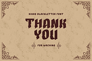 Xikas, a Blackletter Font by twinstd (Thumbnail 13 of 13)