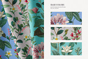 Botanical Elegant English Pattern, an Illustration by likorbut (Thumbnail 5 of 9)