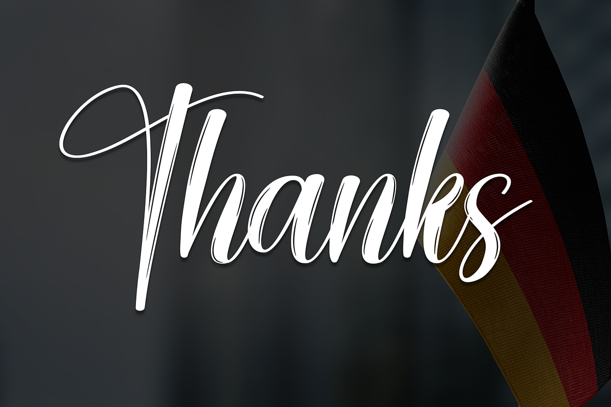 Deutsch | Script Font, a Handwritten Font by Scratchones (Photo 9 of 9)