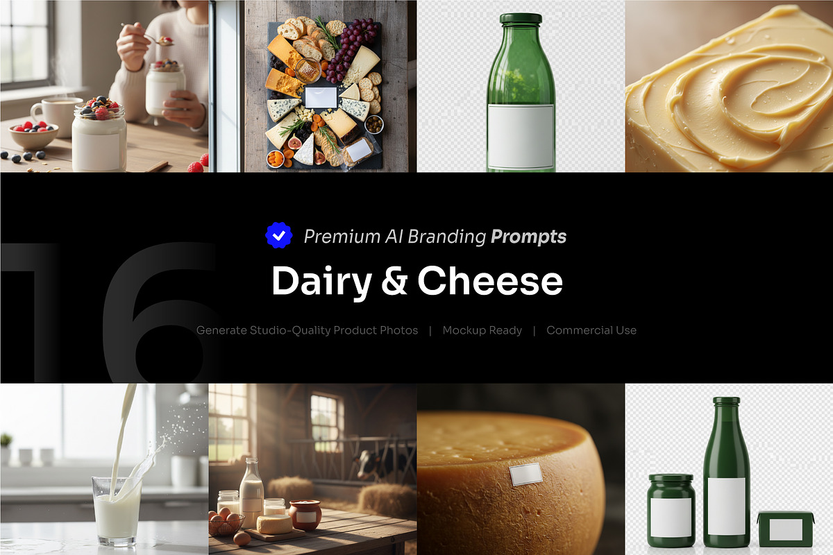 Dairy & Cheese AI Prompt, a Food & Drink Photo by cidcud_graphic (Photo 1 of 2)
