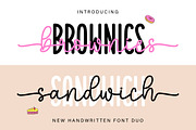 Brownies Sandwich Duo, a Handwritten Font by DN Creative (Thumbnail 1 of 7)