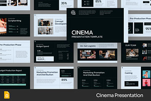 Cinema Film Google Slides Powerpoint, a Presentation Template by Fit-tee