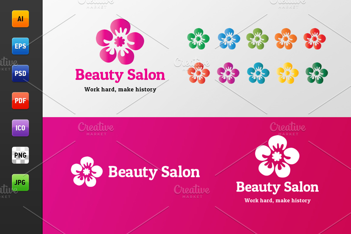 Beauty Salon Logo, a Branding & Logo Template by Web Design Label (Photo 2 of 5)