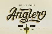 Angler//Modern Script Font, a Script Font by HanzelSpace Studio (Thumbnail 1 of 10)