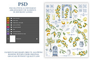 Lemon Watercolor Clipart Set, a Food Illustration by Alisles (Thumbnail 9 of 11)