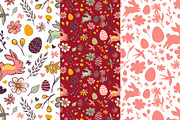 Happy Easter Pattern SET, a Pattern Graphic by VioSilent (Thumbnail 3 of 4)