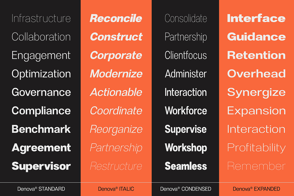 Denova - Variable Grotesk Sans, a Sans Serif Font by Fargun Studio (Photo 6 of 15)