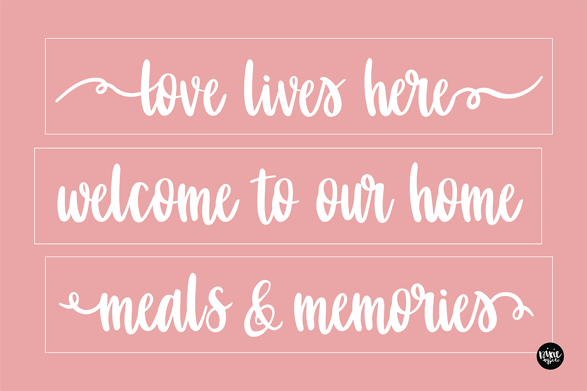 Farmhouse Font Bundle, a Script Font by Blush Font Co. (Photo 15 of 22)