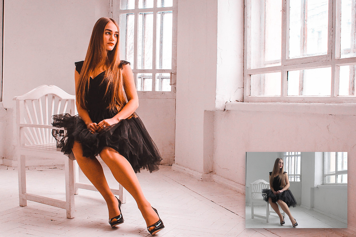 25% OFF Light & Orange Presets Pack, an Action Add-On by Andit themes (Photo 8 of 13)