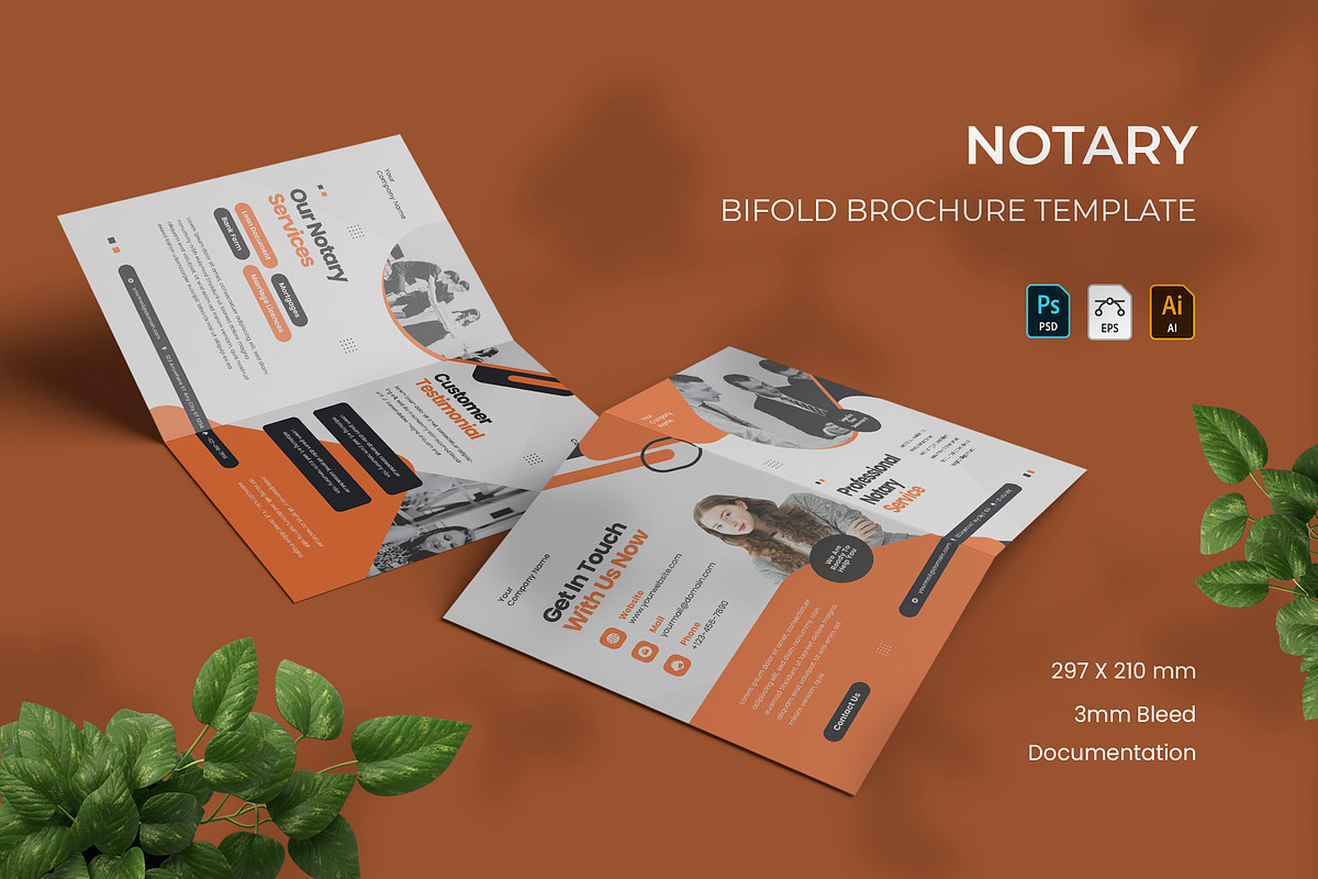Notary - Bifold Brochure, a Print Template by VUNIRA (Photo 1 of 2)