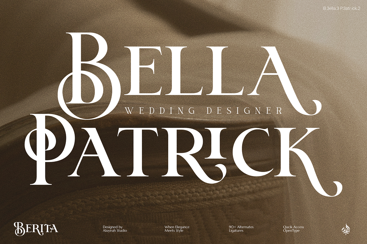 Berita, a Serif Font by Aluyeah Studio (Photo 6 of 15)