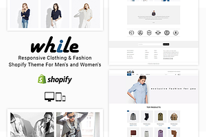 While Clothing Fashion Shopify Theme