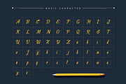 Allema Script Font, a Script Font by Aktab Studio (Thumbnail 5 of 13)