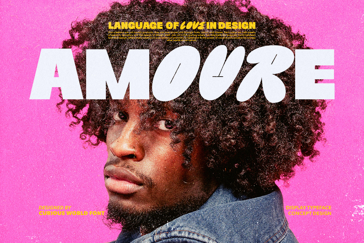 Curious World - Fancy Bold Font, a Sans Serif Font by Sarid Ezra (Photo 3 of 9)