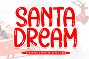 Santa Dream | Script Font, a Script Font by Scratchones (Thumbnail 1 of 8)
