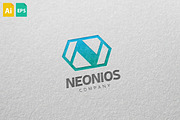 Neonios Logo, a Branding & Logo Template by Schneider Design Store (Thumbnail 1 of 2)