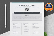 Resume/CV Bundle | 200+ for $29, a Resume Template by ResumeInventor (Thumbnail 107 of 207)