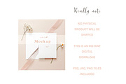 Card Mockup 5x7 Invitation Mockup, a Print Template by BirdieFrames (Thumbnail 4 of 4)