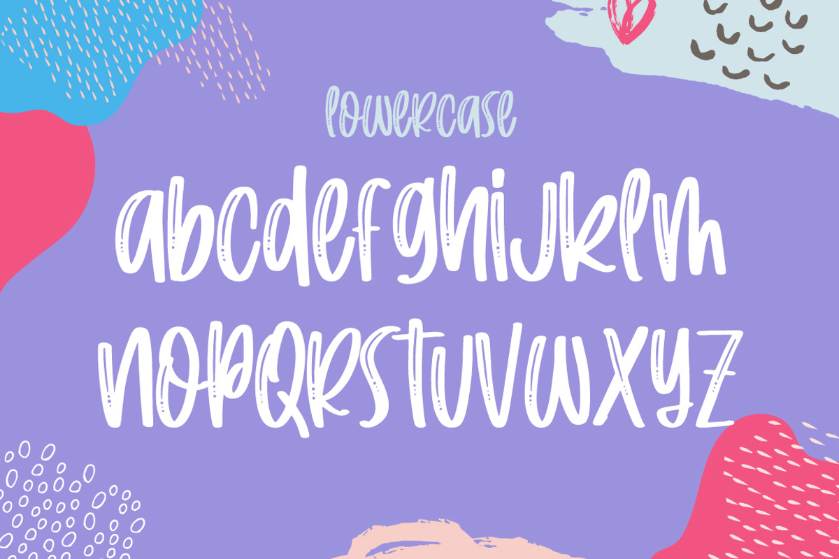Something Font preview 6