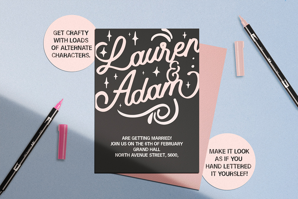 Lettering Delight (New Update!), a Script Font by ReveryWorks (Photo 10 of 16)