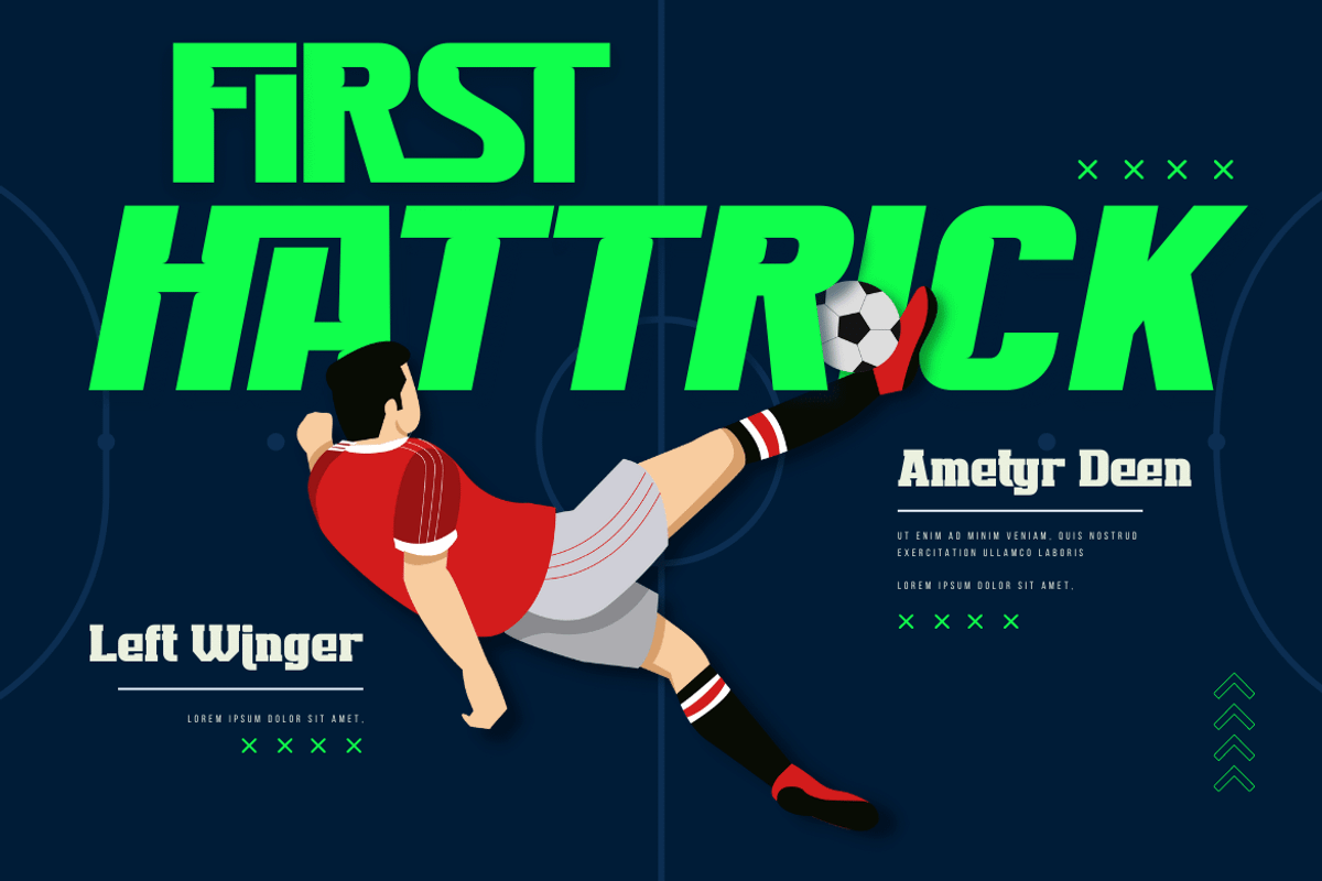 TEKROT | Athletic Font, a Slab Serif Font by twinstd (Photo 5 of 15)