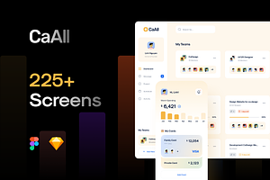 CaAll Dashboard & App UI Kit