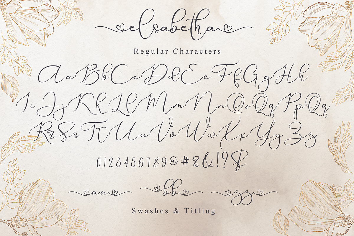 Elsabetha  Elegant Script Font, a Script Font by Aldedesign (Photo 5 of 7)