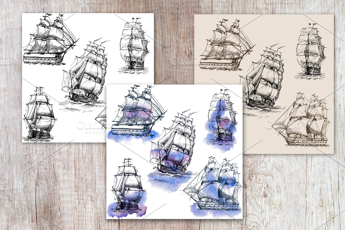 Big Collection - Sea Adventures, an Illustration by Fortuna Venit (Photo 7 of 11)