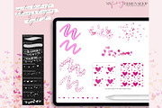 Procreate Valentine Brush Set, a Brush Add-On by My Fancy Design Shop (Thumbnail 3 of 11)