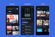 Pluto - Movie Streaming Mobile App, an App Template by twinstd (Thumbnail 3 of 5)