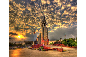 Rabochiy i Kolkhoznitsa (Worker and Kolkhoz Woman), a monument i, an Architecture Photo by Leonid Andronov