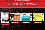 Pro Football Card Templates, a Card Template by Chris Weibring (Thumbnail 12 of 19)