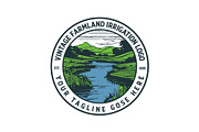 vintage farmland irrigation logo, a Food Illustration by e-artdesign (Thumbnail 3 of 4)