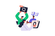 Programmers at work. IT concepts set, a Work Illustration by PaperTrident (Thumbnail 8 of 28)