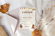 Cowboy Baby Shower Invitation Temp, an Invitation Template by Snapybiz (Thumbnail 12 of 12)